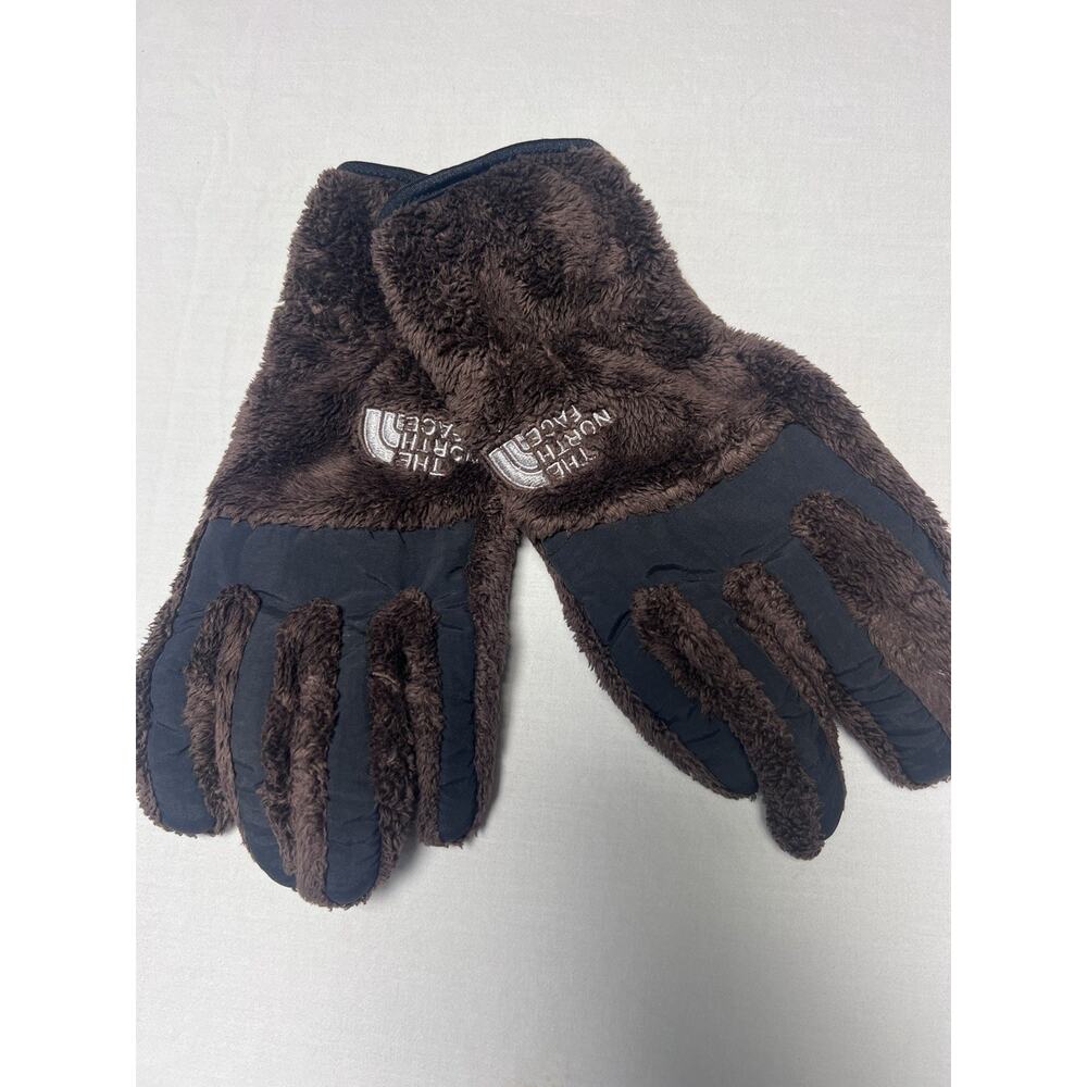 The North Face Gloves Womens S Brown Winter Fleece